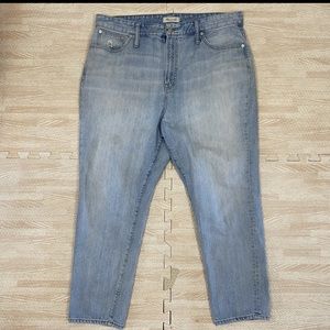 Madewell Womens The Curvy Perfect Vintage Jean In Fitzgerald Wash Light 34 X 27